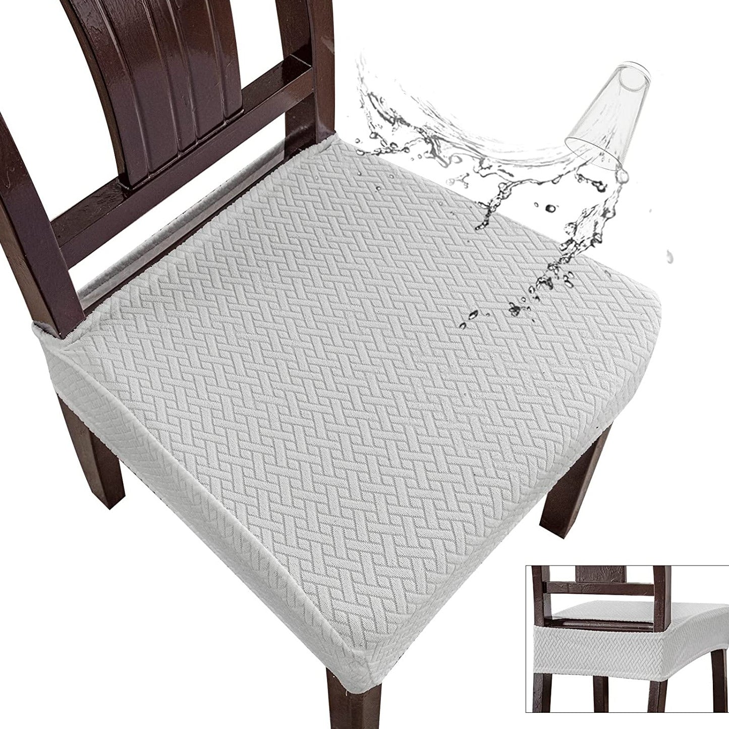 Folifoss™  New Year Hot Sale - 100%Waterproof Dining Room Chair Seat Covers ( Special Offer- 30% Off  )